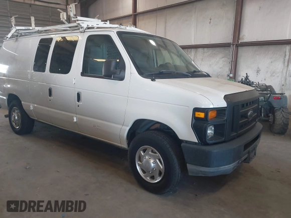 2010 Ford Econoline Cargo Commercial with VIN 1FTNE2EL7ADA74595, listed as a IAAI auction lot 42512878 with 154,412 mi miles and . Bid and sale history available at DreamBid. Image 1.
