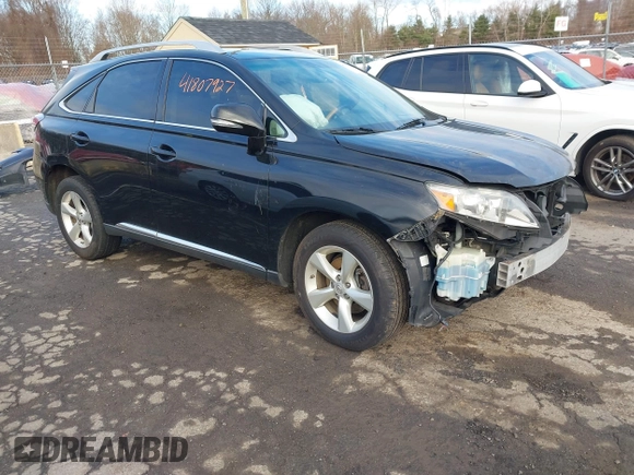2010 Lexus RX 350 with VIN 2T2BK1BA8AC020482, listed as a IAAI auction lot 41807927 with 124,583 mi miles and . Bid and sale history available at DreamBid. Image 1.