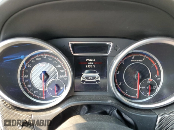 2016 Mercedes-Benz GLE 63 S AMG with VIN 4JGED7FBXGA047144, listed as a Copart auction lot 87331464 with 133,611 mi miles and Salvage title. Bid and sale history available at DreamBid. Image 9.