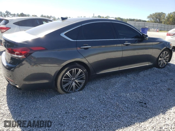 2018 Genesis G80 3.8L with VIN KMHGN4JE0JU225008, listed as a Copart auction lot 75508824 with 98,453 mi miles and Clean Title. Bid and sale history available at carsss.com. Image 3.
