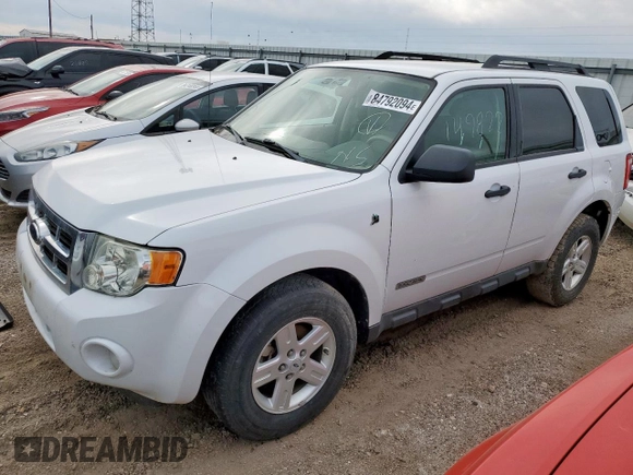 2008 Ford Escape Hybrid with VIN 1FMCU49H98KE43339, listed as a Copart auction lot 84792094 with 149,822 mi miles and Clean title. Bid and sale history available at DreamBid. Image 1.