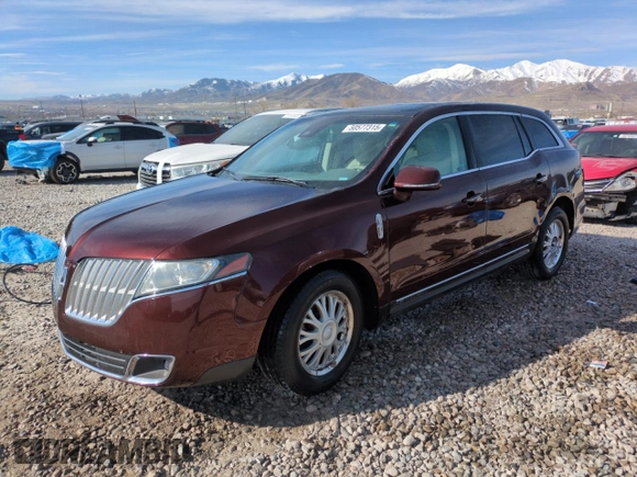 2012 Lincoln MKT EcoBoost with VIN 2LMHJ5ATXCBL54259, listed as a Copart auction lot 50577315 with 138,574 mi miles and Salvage Title. Bid and sale history available at DreamBid. Image 1.