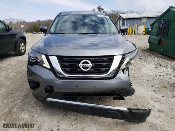 2020 Nissan Pathfinder S with VIN 5N1DR2AN6LC577174, listed as a Copart auction lot 48802775 with 58,442 mi miles and Salvage Title. Bid and sale history available at carsss.com. Image 5.