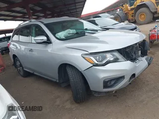 2017 Nissan Pathfinder SL with VIN 5N1DR2MN8HC605530, listed as a IAAI auction lot 42025205 with 119,038 mi miles and . Bid and sale history available at DreamBid. Image 1.