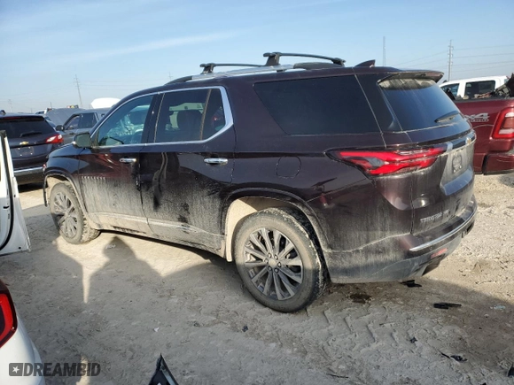 2022 Chevrolet Traverse Premier with VIN 1GNEVKKW2NJ191739, listed as a Copart auction lot 44624955 with 37,790 mi miles and Salvage Title. Bid and sale history available at carsss.com. Image 2.