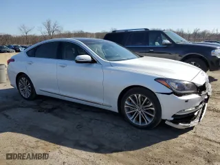2016 Hyundai Genesis 3.8L with VIN KMHGN4JEXGU142923, listed as a Copart auction lot 49267195 with 179,723 mi miles and Salvage Title. Bid and sale history available at carsss.com. Image 4.
