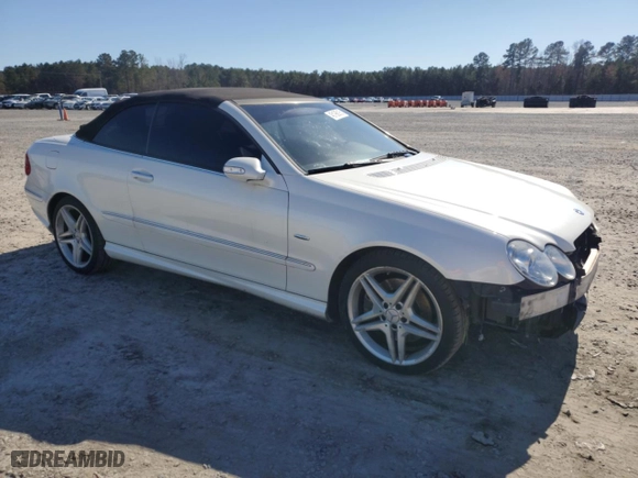 2009 Mercedes-Benz CLK-Class 3.5L with VIN WDBTK56F99T103850, listed as a Copart auction lot 45196015 with 125,692 mi miles and Salvage Title. Bid and sale history available at carsss.com. Image 4.