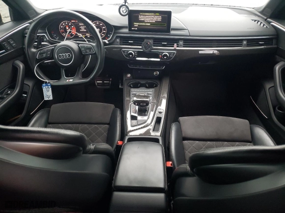 2018 Audi S4 Prestige with VIN WAUC4AF45JA148784, listed as a Copart auction lot 86244604 with 56,169 mi miles and Salvage Title. Bid and sale history available at carsss.com. Image 8.