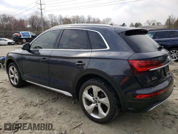 2021 Audi Q5 Prestige с VIN WA1CAAFY1M2028262, выставлен на аукционе Copart как лот 49660305 с пробегом 23 712 миль миль и Списание • Salvage title. История ставок и продаж доступна на DreamBid. Изображение 2.