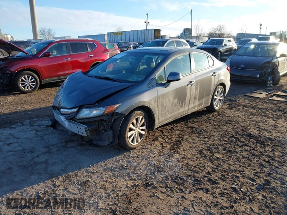 2012 Honda Civic EX-L with VIN 2HGFB2F9XCH587038, listed as a IAAI auction lot 41337259 with 114,520 mi miles and . Bid and sale history available at DreamBid. Image 18.