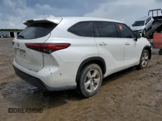 2021 Toyota Highlander L with VIN 5TDCZRAH6MS077003, listed as a Copart auction lot 56608825 with 44,418 mi miles and Salvage title. Bid and sale history available at DreamBid. Image 3.