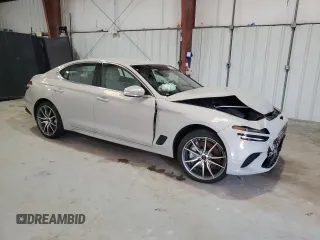 2025 Genesis G70 2.5T z VIN KMTG34SC2SU151147, wystawiony jako Copart lot #59408125 z przebiegiem 11 273 mil mil oraz Czysty tytuł • Clean title. Historia ofert i sprzedaży dostępna na DreamBid. Obrazek 4.