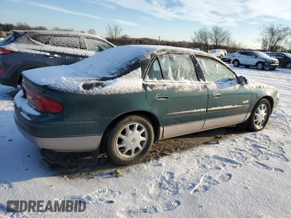 2000 Buick Regal GS with VIN 2G4WF5519Y1172126, listed as a Copart auction lot 89124315 with 0 mi miles and Non Repairable. Bid and sale history available at carsss.com. Image 3.