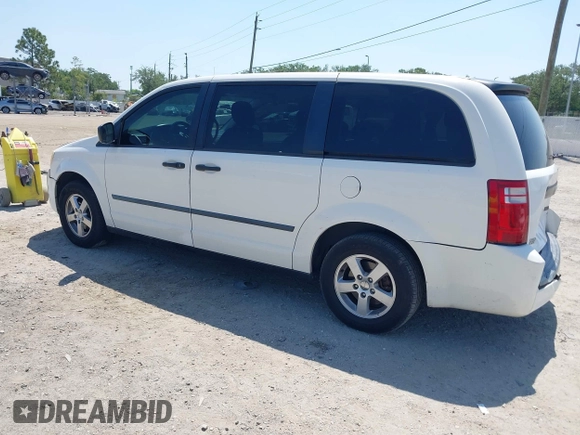 2008 Dodge Grand Caravan SE with VIN 1D8HN44H78B191512, listed as a IAAI auction lot 42053364 with 237,755 mi miles and . Bid and sale history available at DreamBid. Image 3.