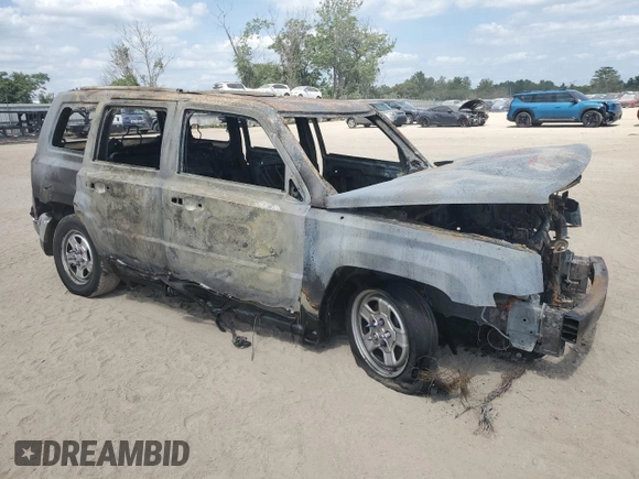 2013 Jeep Patriot Sport with VIN 1C4NJPBA1DD194084, listed as a Copart auction lot 54399455 with Not provided miles and Non repairable. Bid and sale history available at DreamBid. Image 4.