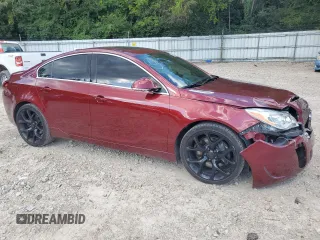 2016 Buick Regal GS with VIN 2G4GV5GX3G9157582, listed as a Copart auction lot 68622714 with 111,842 mi miles and Salvage Title. Bid and sale history available at DreamBid. Image 4.