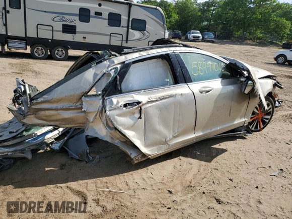 2017 Lincoln MKZ Reserve with VIN 3LN6L5FC0HR666346, listed as a Copart auction lot 58941015 with Not provided miles and Clean title. Bid and sale history available at DreamBid. Image 3.