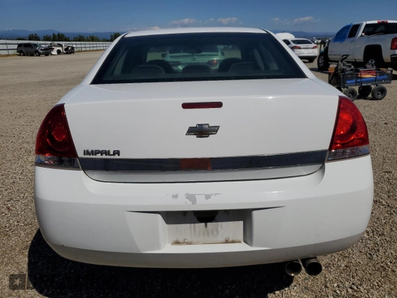 2010 Chevrolet Impala LS with VIN 2G1WA5EN9A1122055, listed as a Copart auction lot 54857175 with 118,239 mi miles and Salvage Title. Bid and sale history available at DreamBid. Image 6.