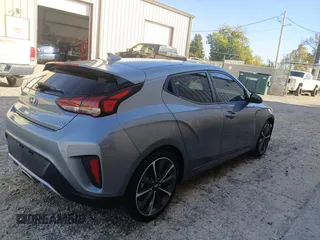 2021 Hyundai Veloster 2.0 Premium with VIN KMHTG6AF3MU032854, listed as a Copart auction lot 80561634 with 89,733 mi miles and Clean Title. Bid and sale history available at carsss.com. Image 4.