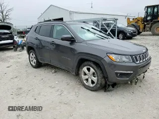 2018 Jeep Compass Latitude with VIN 3C4NJCBB8JT287353, listed as a Copart auction lot 56069635 with 92,719 mi miles and Salvage title. Bid and sale history available at DreamBid. Image 14.