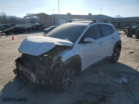 2021 Hyundai Kona Ultimate with VIN KM8K5CA57MU634082, listed as a Copart auction lot 88089035 with 94,263 mi miles and Salvage Title. Bid and sale history available at carsss.com. Image 1.