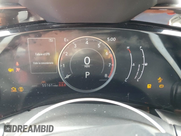 2024 Lexus NX 250 with VIN 2T2ADCAZ8RC006506, listed as a Copart auction lot 56873335 with 55,161 mi miles and Non repairable. Bid and sale history available at DreamBid. Image 9.