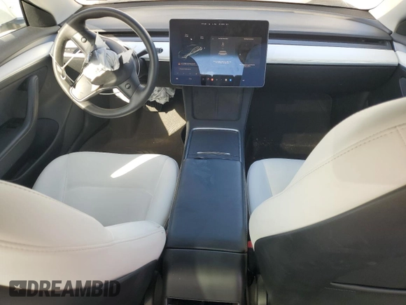 2021 Tesla Model 3 Standard Range Plus with VIN 5YJ3E1EA4MF089259, listed as a Copart auction lot 75398924 with 32,166 mi miles and Salvage Title. Bid and sale history available at DreamBid. Image 8.