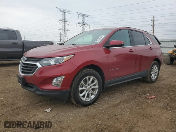 2018 Chevrolet Equinox LT with VIN 2GNAXSEV3J6352747, listed as a Copart auction lot 50538245 with 89,177 mi miles and Salvage Title. Bid and sale history available at DreamBid. Image 1.