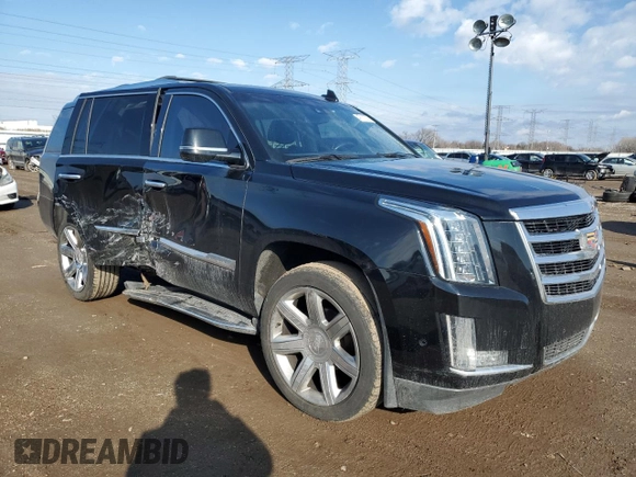 2017 Cadillac Escalade Luxury z VIN 1GYS4BKJ4HR173097, wystawiony jako Copart lot #47111275 z przebiegiem 92 417 mil mil oraz Szkoda całkowita • Salvage title. Historia ofert i sprzedaży dostępna na DreamBid. Obrazek 4.