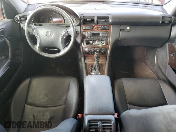 2002 Mercedes-Benz C with VIN WDBRF61JX2E002763, listed as a Copart auction lot 80010164 with 56,332 mi miles and Clean Title. Bid and sale history available at carsss.com. Image 8.