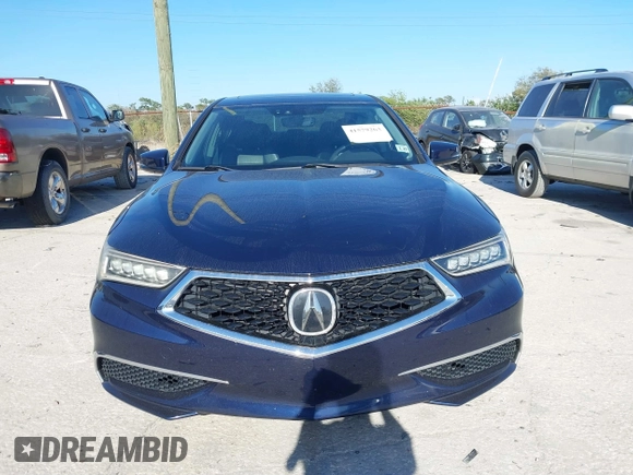 2018 Acura TLX w/Technology Pkg with VIN 19UUB1F59JA003755, listed as a IAAI auction lot 41579263 with 73,161 mi miles. Bid and sale history available at carsss.com. Image 12.