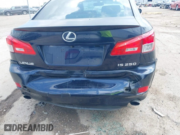 2009 Lexus IS 250 with VIN JTHBK262695090860, listed as a IAAI auction lot 42156105 with 198,796 mi miles and . Bid and sale history available at DreamBid. Image 6.