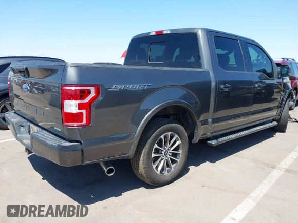 2019 Ford F-150 XL with VIN 1FTEW1C44KKE81550, listed as a IAAI auction lot 42012568 with 53,978 mi miles and . Bid and sale history available at carsss.com. Image 4.
