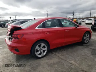 2023 Audi A3 Premium with VIN WAUGUDGY4PA044865, listed as a Copart auction lot 41095394 with 19,035 mi miles. Bid and sale history available at carsss.com. Image 3.