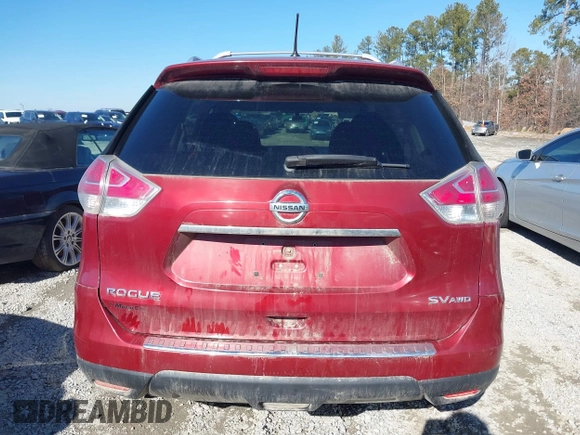 2015 Nissan Rogue S with VIN KNMAT2MV9FP547426, listed as a IAAI auction lot 41455852 with 106,405 mi miles. Bid and sale history available at carsss.com. Image 16.