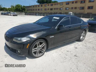 2015 BMW 5 Series 528i xDrive with VIN WBA5A7C50FD624849, listed as a Copart auction lot 58323345 with 108,000 mi miles and Clean title. Bid and sale history available at DreamBid. Image 1.