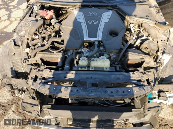 2017 Infiniti Q50 Premium with VIN JN1EV7APXHM736981, listed as a Copart auction lot 42047335 with 55,844 mi miles and Salvage Title. Bid and sale history available at carsss.com. Image 11.