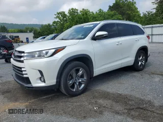 2017 Toyota Highlander Limited with VIN 5TDDZRFH8HS382957, listed as a Copart auction lot 60413645 with 126,294 mi miles and Salvage title. Bid and sale history available at DreamBid. Image 1.