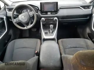 2020 Toyota RAV4 LE with VIN 2T3H1RFV7LC077957, listed as a Copart auction lot 49574275 with 56,650 mi miles and Salvage Title. Bid and sale history available at carsss.com. Image 8.