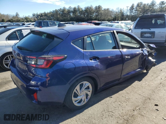 2024 Subaru Impreza with VIN JF1GUABC8R8271571, listed as a Copart auction lot 87575385 with 3,872 mi miles and Salvage Title. Bid and sale history available at carsss.com. Image 3.