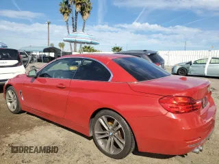 2017 BMW 4 Series 430i with VIN WBA4U7C36H5H20468, listed as a Copart auction lot 45964685 with 51,322 mi miles and Salvage title. Bid and sale history available at DreamBid. Image 2.