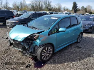 2012 Honda Fit Sport with VIN JHMGE8H50CC011158, listed as a Copart auction lot 50455395 with 132,151 mi miles and Salvage Title. Bid and sale history available at carsss.com. Image 1.