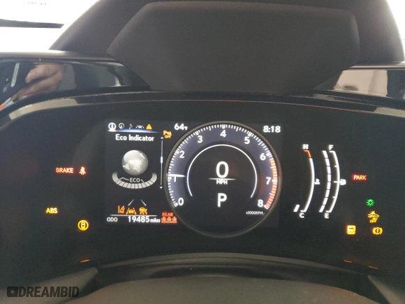 2022 Lexus NX with VIN 2T2GGCEZ8NC008617, listed as a Copart auction lot 51159575 with 19,485 mi miles and Salvage Title. Bid and sale history available at carsss.com. Image 9.
