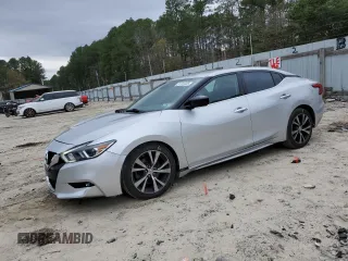 2016 Nissan Maxima S with VIN 1N4AA6AP4GC906036, listed as a Copart auction lot 51741225 with 117,549 mi miles and Salvage Title. Bid and sale history available at DreamBid. Image 1.