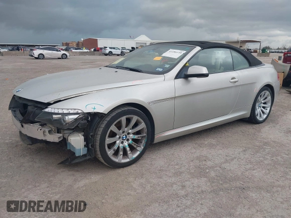 2010 BMW 6 Series 650i with VIN WBAEB5C58AC225588, listed as a IAAI auction lot 41186110 with 83,032 mi miles and . Bid and sale history available at DreamBid. Image 19.