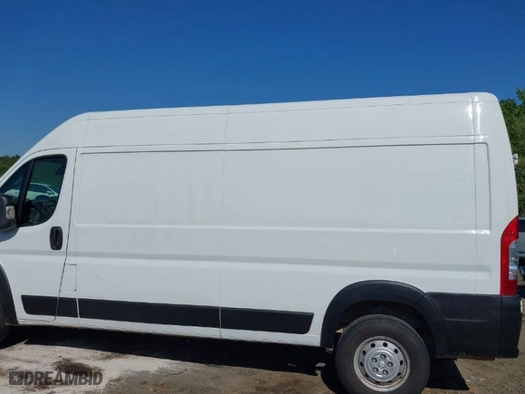 2023 Ram ProMaster Cargo Van with VIN 3C6LRVDG1PE583873, listed as a IAAI auction lot 42029442 with 95,142 mi miles. Bid and sale history available at carsss.com. Image 14.