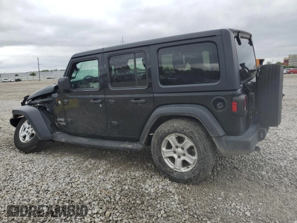 2020 Jeep Wrangler Unlimited Sport S with VIN 1C4HJXDN1LW198880, listed as a Copart auction lot 57817025 with Not provided miles and Salvage title. Bid and sale history available at DreamBid. Image 2.