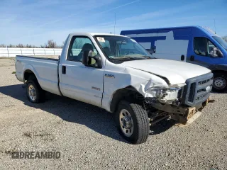 2007 Ford F-350 XL with VIN 1FTWF31P77EB33177, listed as a Copart auction lot 81356104 with 165,198 mi miles and Salvage title. Bid and sale history available at DreamBid. Image 4.