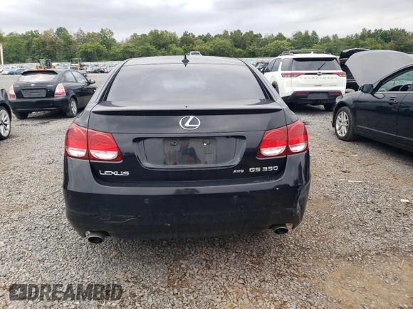2009 Lexus GS 350 with VIN JTHCE96S990021677, listed as a Copart auction lot 68612064 with 0 mi miles and Salvage Title. Bid and sale history available at carsss.com. Image 6.