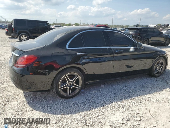 2020 Mercedes-Benz C 300 with VIN W1KWF8EB4LR580098, listed as a Copart auction lot 49272095 with Not Provided miles and Clean Title. Bid and sale history available at DreamBid. Image 3.